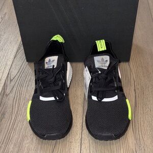 Adidas NMD_R1 Black and Bright Green